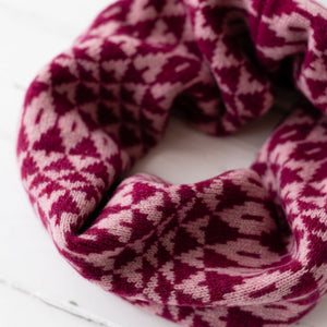 SAMPLE SALE Mirror snood / cowl - rose